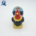 Tenedor de cuchara de cerámica de la forma única del gallo del diseño de China para decorar